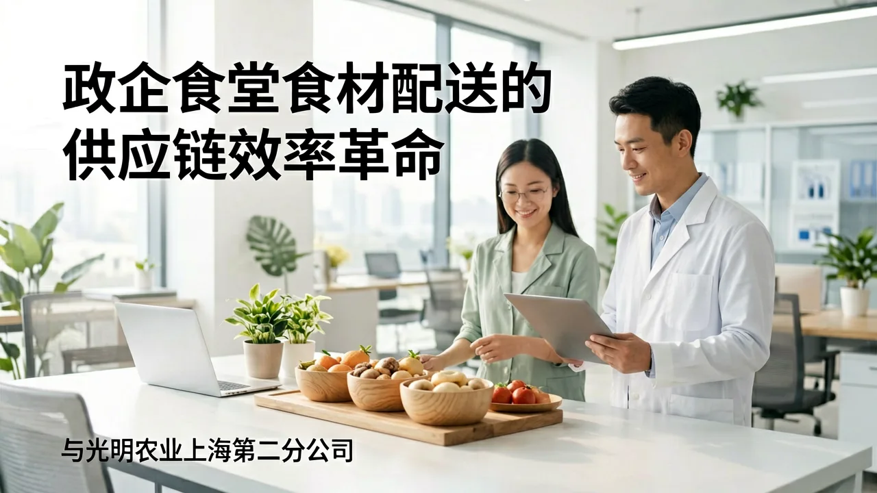 政企食堂食材配送的供应链效率革命